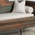 19th Century Swedish Gustavian Original Teal Blue Painted Pine Bench For Sale - Image 11 of 14