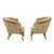 Mid 20th Century Pair of Barrel Back Louis XV Style Mohair Bergeres For Sale - Image 5 of 5