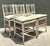 Wood Vintage Distressed Wood Faux Bamboo Spindle Back Chairs - Set of 4 For Sale - Image 7 of 18