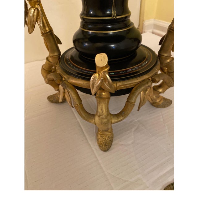French French Low Table with Aesthetic Movement Ormolu Base by Maison Giroux 1870's For Sale - Image 3 of 17