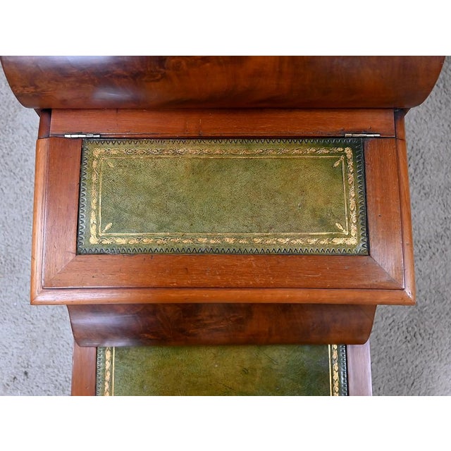 19th Century Victorian Mahogany Library Step Stool, England For Sale - Image 6 of 18