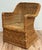 Vintage Braided Wicker Club Chair For Sale In Kansas City - Image 6 of 11