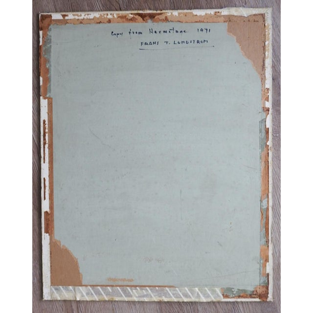 Textile 1971 Russian Church in Winter Painting For Sale - Image 7 of 7