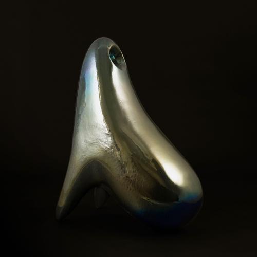 Gold of the Neo Habitat Sculptural Object by Caspi Ceramics Nl For Sale - Image 11 of 18