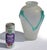 1960s Archimede Seguso Style Scavo Corroso Art Glass Vase Frosted & Aqua Murano Glass For Sale - Image 5 of 16