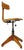 Bauhaus Swivel Office Chair in Wood by Der Ferderdreh, 1930s For Sale