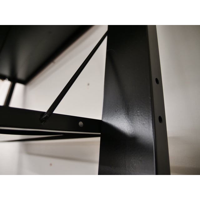Postmodern Metal Shelving Unit by Rodney Kinsman for Bieffeplast, 1980s For Sale - Image 10 of 14
