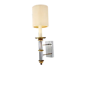 Chrome Brass Mid Century Modern Sconce Light Fixture Lamp