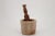 18th Century Antique 18th Century Marble Mortar and Wooden Pestle - Two Pieces For Sale - Image 5 of 11