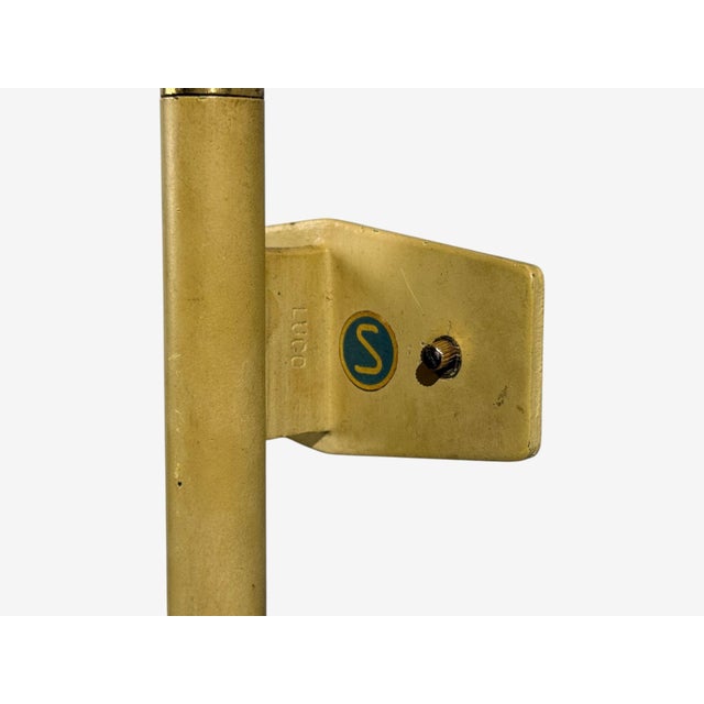 Metal 1950s Ajh, Adjustable Wall Sconces, Lacquered Metal, Brass, Sweden - a Pair For Sale - Image 7 of 10