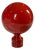 Hand-Lacquered Lamp Finial – Persimmon For Sale