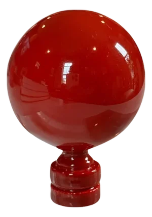 Hand-Lacquered Lamp Finial – Persimmon