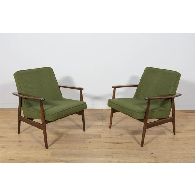 Mid-Century Modern Model 300-192 Armchairs by Juliusz Kędziorek for Gościcińska Fabryka Mebli, Poland, 1970s, Set of 2 For Sale - Image 3 of 18