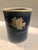 Late 20th Century Blue Glaze Maple Leaf Utensil Holder / Vase, Signed For Sale - Image 5 of 8