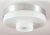 1960s Vintage Aluminum & Glass Raak Flush Mount Fixture For Sale In Los Angeles - Image 6 of 6