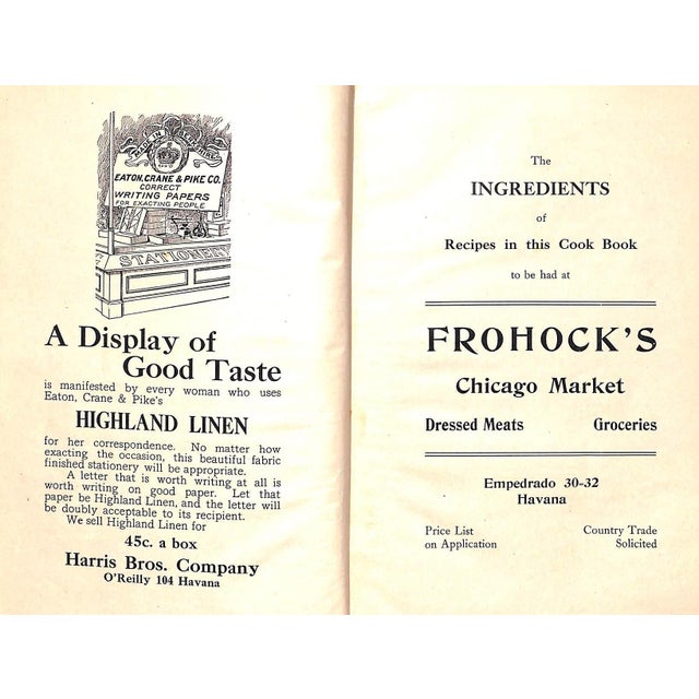 "The Tropical Cook Book Treating Mainly of the Preparation of Tropical Fruits and Vegetables" 1909 Ladies' Club of Herradura For Sale - Image 12 of 12