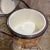 Milo Baughman Mid-Century Modern Italian Olive Burl Wood Silver Chrome Ice Bucket Italy For Sale - Image 4 of 14
