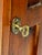 Mid-Century British Mahogany Indoor Post Mail Sentry Box Cabinet With Lock and Key For Sale - Image 10 of 18