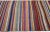 1960s 1960s Vintage Turkish Kilim Multicolor Handmade Stripes Wool Rug For Sale - Image 5 of 8