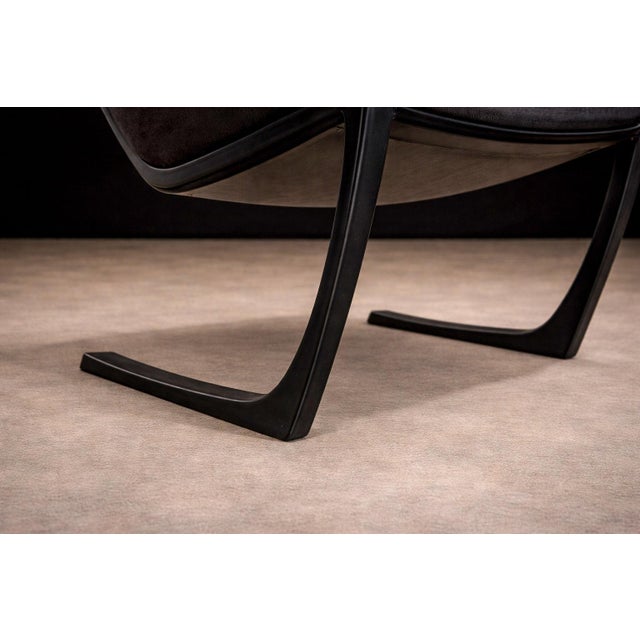 Jorge Zalszupin Fixed "Commander" Armchair in Metal, Jorge Zalszupin, 1970s For Sale - Image 4 of 11