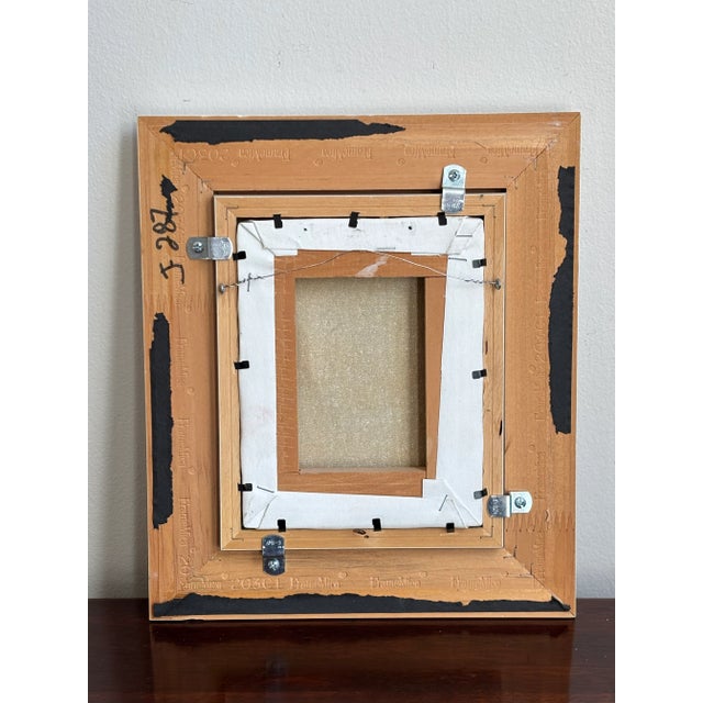 Late 20th Century Impressionist Paris Cityscape, Eiffel Tower From the Seine -- Oil on Canvas For Sale - Image 12 of 14