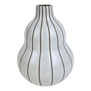 Jonathan Adler Brown Lined Vase