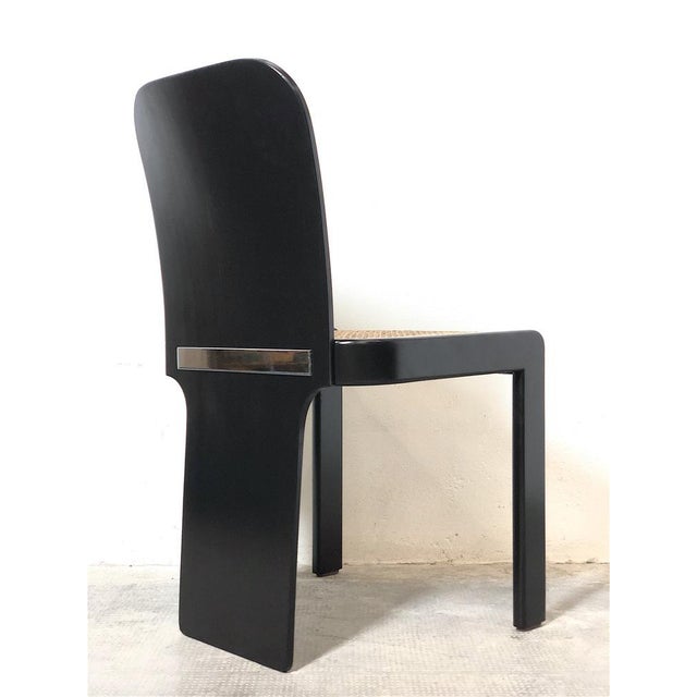 Vintage Italian Desk Chairs by Pierluigi Molinari by Pozzi, 1970s, Set of 4 For Sale - Image 15 of 18
