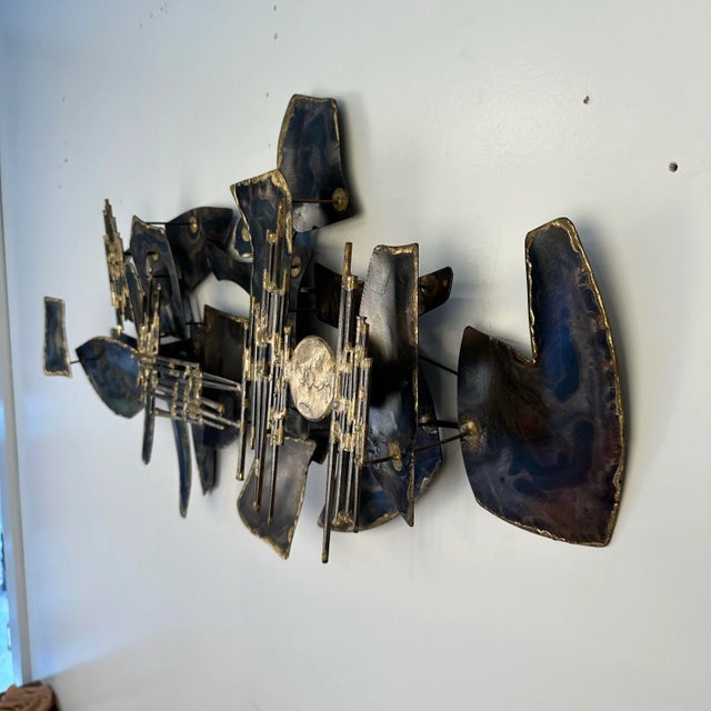 Mid-Century Modern Maggie Milano Metal Sculpture 60s For Sale - Image 3 of 12