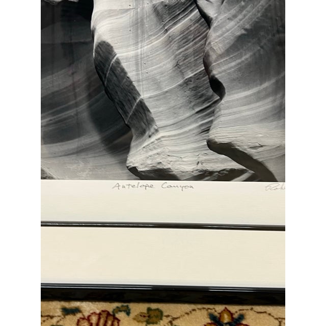 Robert Morris Cathedral & Antelope Canyon in Park, Utah B/W Limited Photography, Certificate For Sale - Image 12 of 12