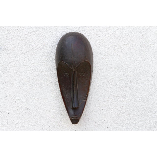 Contemporary Dark Ebonized Fang Ngil Mask For Sale - Image 3 of 6