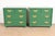 Henredon Mid-Century Hollywood Regency Chinoiserie Green Lacquered Bedside Chests, Newly Refinished For Sale - Image 14 of 14