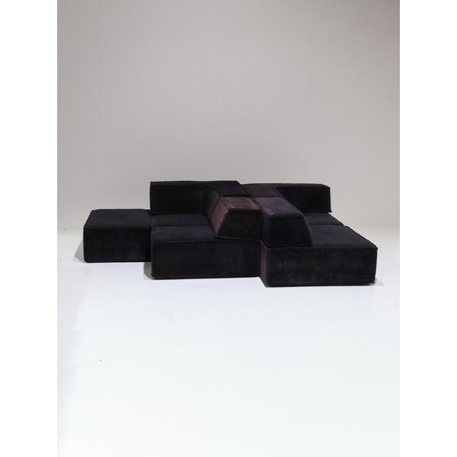 Beautiful 'Trio' element sofa designed by Team Form AG for Cor in Switzerland, 1973. This comfortable and versatile lounge...