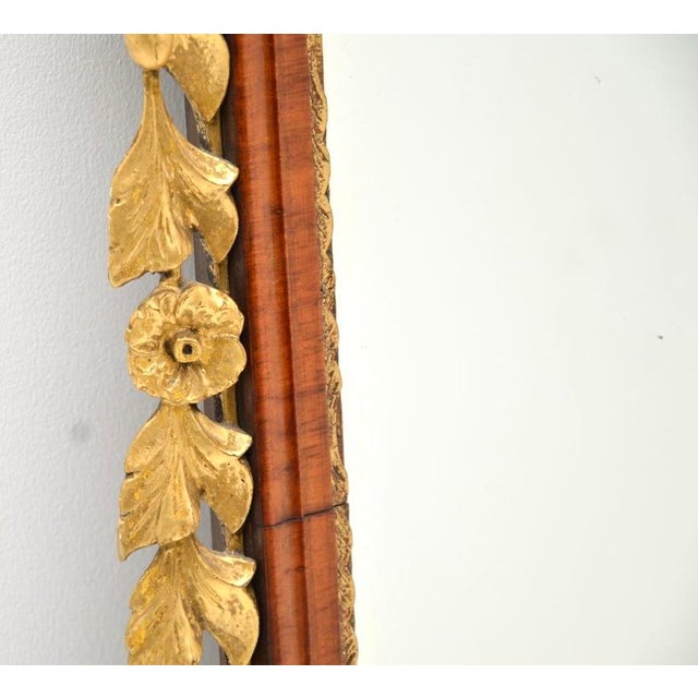 Wood Large Antique Georgian Parcel Gilt Mirror, 1800s For Sale - Image 7 of 11
