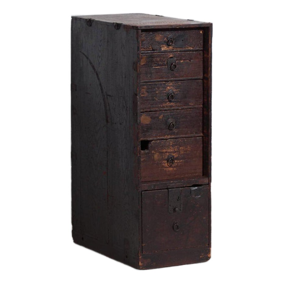 Antique Japanese Filing Cabinet | Chairish