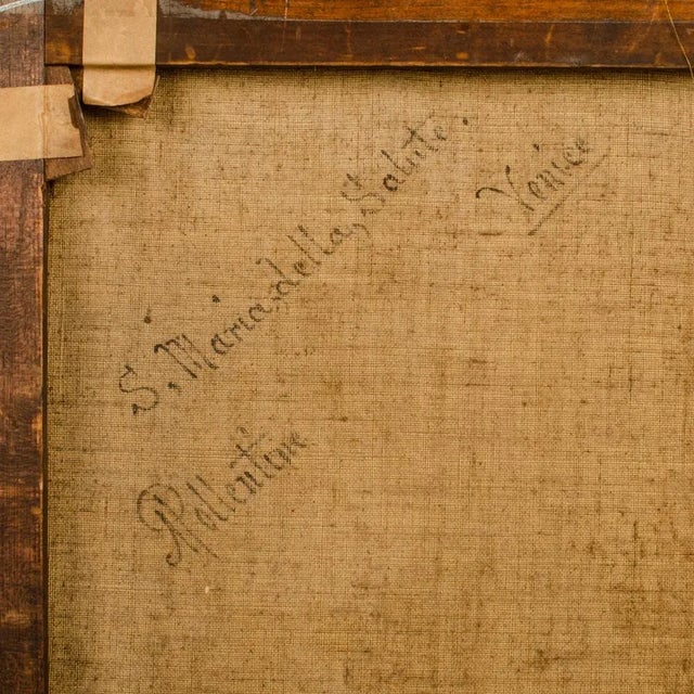 Realism Late 19th Century "S. Maria Della Salute, Venice" Oil Painting by Alfred Pollentine, Framed For Sale - Image 3 of 12