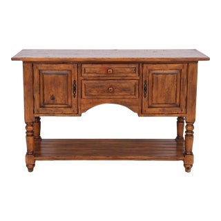 French Country Style Pine Sideboard For Sale