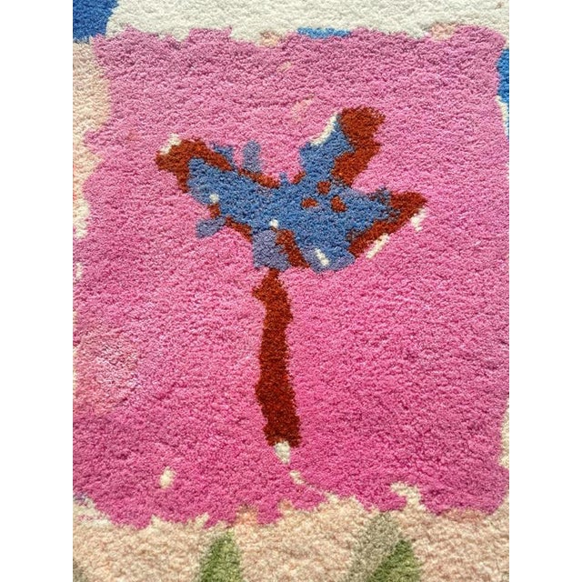 Fait Main Rug in Hand-Tufted Wool from Tisca, France, 1990s For Sale - Image 6 of 11