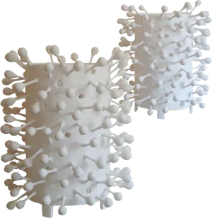 21st Century Organic Modern 'Magic Tree' Lamps by Diane Grant - A Pair