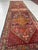 Antique Runner KISSING LIONS LEOPARDS with Duel Feline Subjects Rug 2.11 x 10.6 For Sale - Image 4 of 13