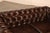 Chesterfield Style Tufted Brown Leather Sofa For Sale - Image 4 of 18