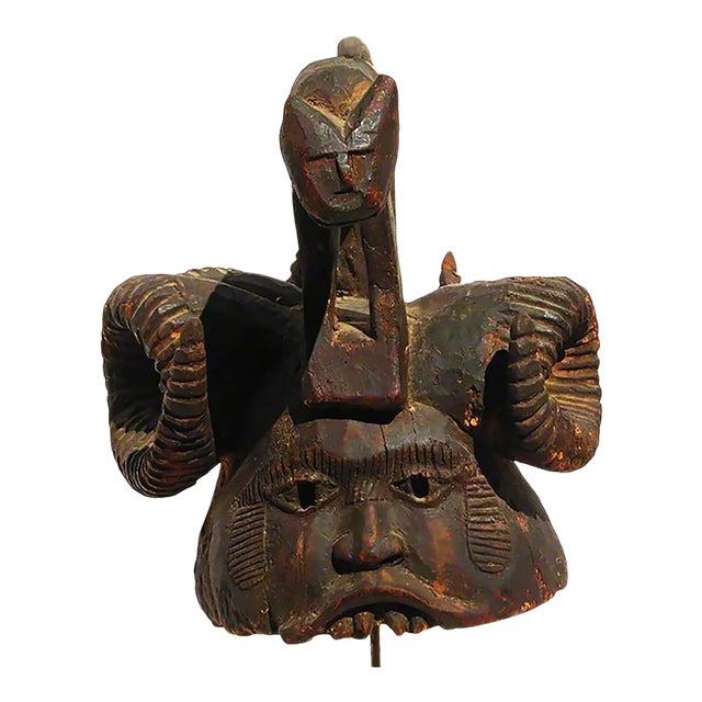 Cameroon Head Mask Circa 1880 For Sale In New York - Image 6 of 6