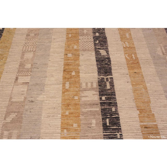2020s Nazmiyal Collection Tribal Geometric Contemporary Area Rug For Sale - Image 5 of 7