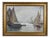 Bustad, Painting Sailboats on a Calm Sea, 1928, Oil on Canvas For Sale