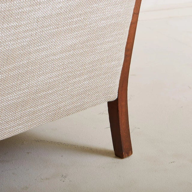 Mid 20th Century Maple Settee in the Style of Paolo Buffa, Italy 20th Century For Sale - Image 5 of 12