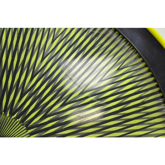 Vintage 1996 Rabbit Tanaka Lumaseries CyberSpace Neon Green Kinetic Wall Art (B) For Sale - Image 4 of 11