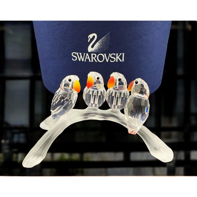 Statuetta Baby Lovebirds by Swarovski, 2000s For Sale - Image 9 of 14