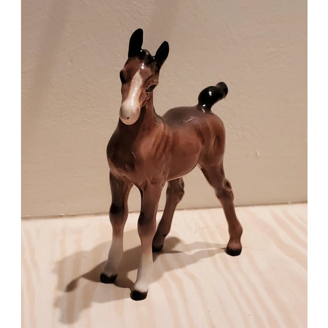 This little guy is as cute as the real thing. 4.5 inches tall and the perfect depiction of a new born Foal. Vintage...