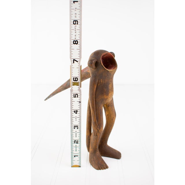 Postmodern Absctract Sculptural Form - Carved Wood and Copper For Sale - Image 17 of 17