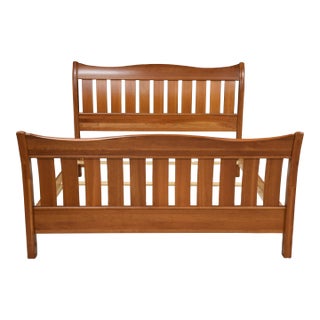 Cherry King Bed by Richardson Brothers For Sale