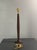 Mid-Century French Turned Wood Table Lamps in the style of Charles Dudouyt, 1970s, Set of 2 For Sale - Image 10 of 11